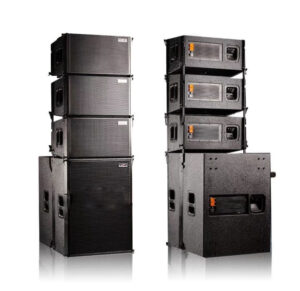 6pc active Line Arrays speakers