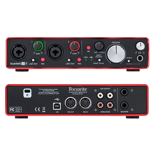 Focusrite Scarlett 2i4 USB Audio Interface
