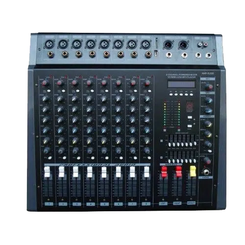 Max PMX 808DU Professional Bluetooth Powered Mixer 8 Channel