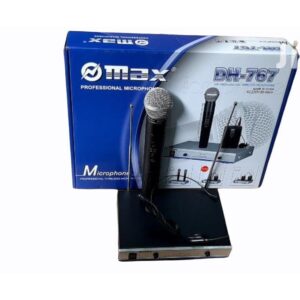 Max Dual 3in1 UHF Wireless Microphone System DH-767