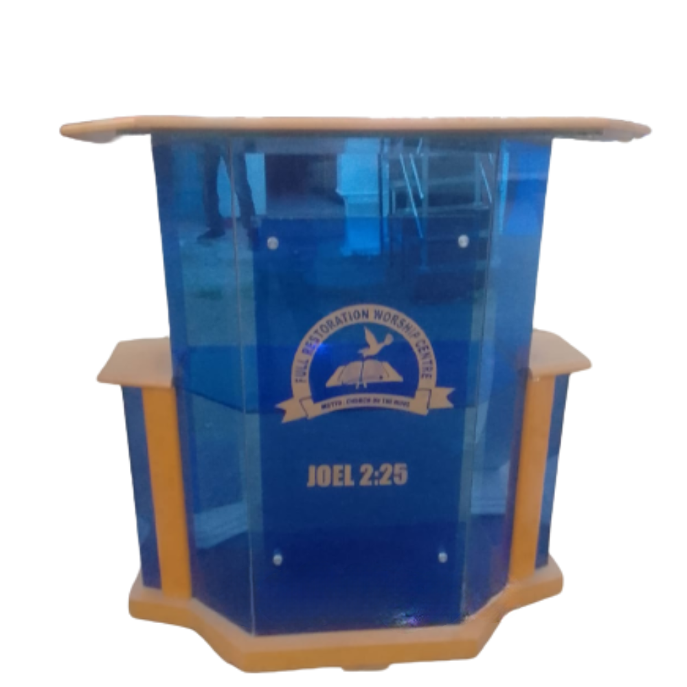 Glass-wooden Podium